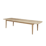Ausziehbarer Gartentisch massives recyceltes Teakholz 10/12 Sitze