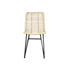 Stuhl aus Rattan und Metall