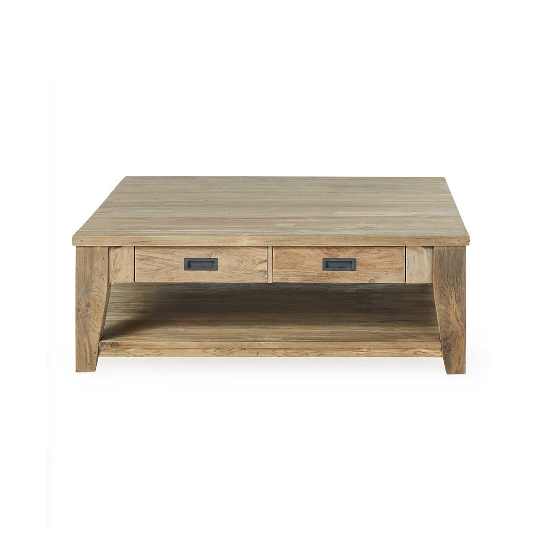 CARGO - Couchtisch aus recyceltem massivem Teakholz 120 cm