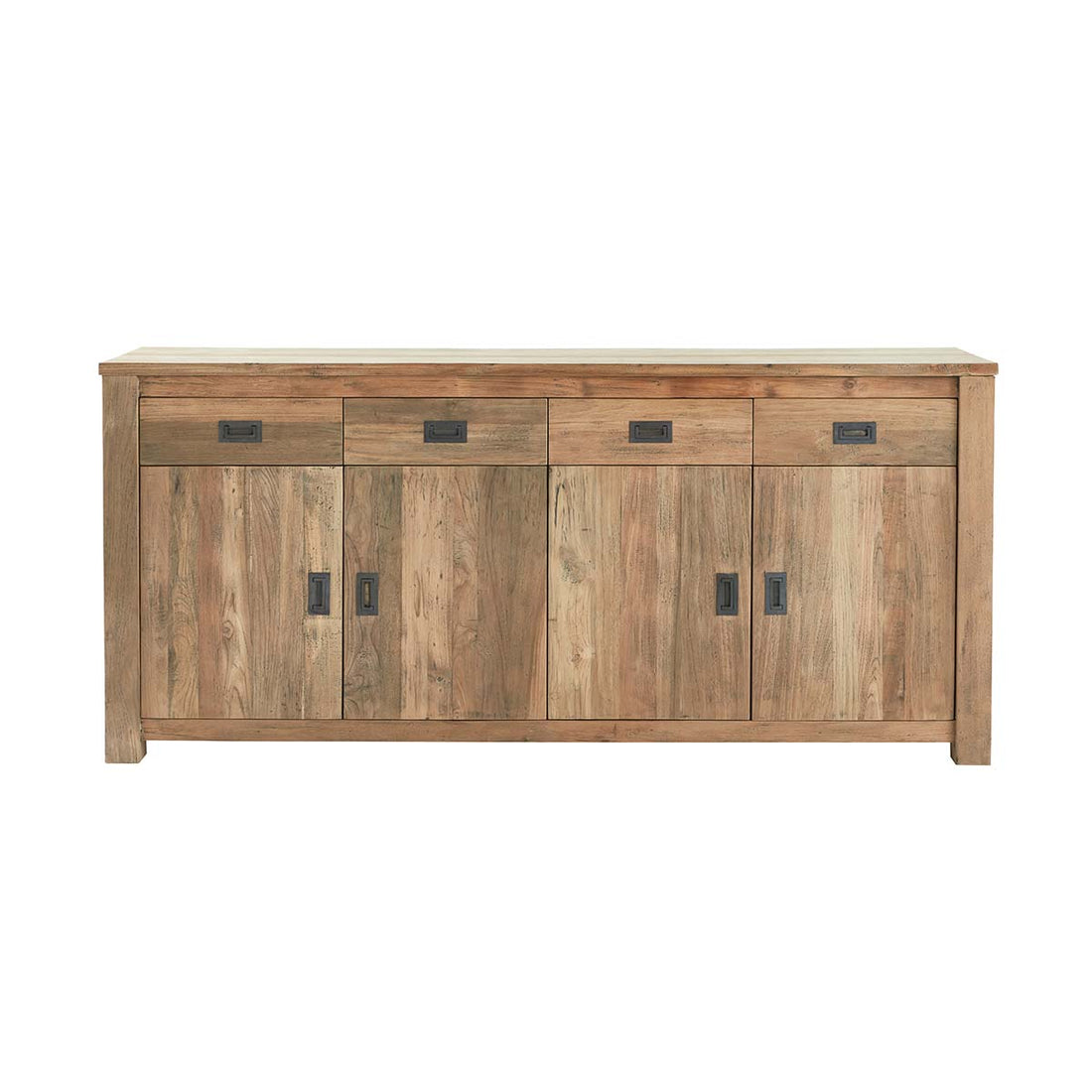 CARGO - Buffet aus massivem recyceltem Teakholz 200 cm