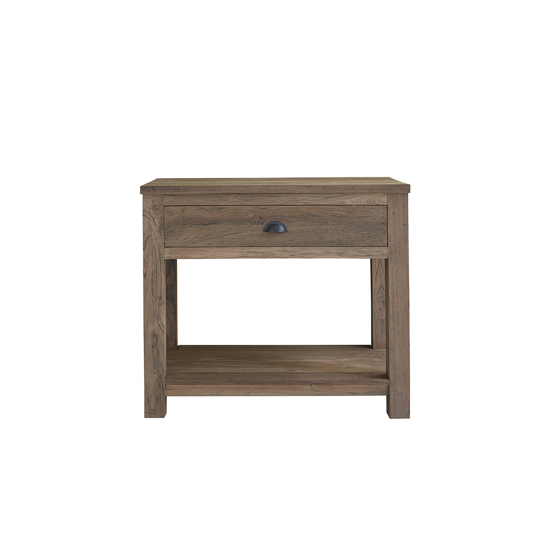 AUSTIN - Waschtischunterschrank aus recyceltem Teakholz 90 cm 