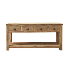 Waschtischunterschrank aus massivem recyceltem Teakholz 165 cm