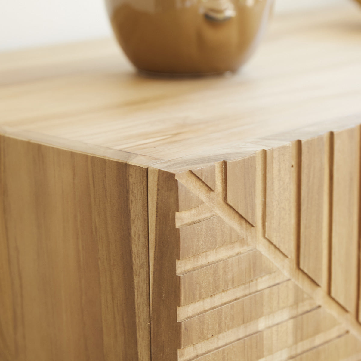 PORTLAND - Buffet aus massivem Teakholz 120 cm
