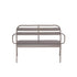 Graue Aluminiumbank 118 cm