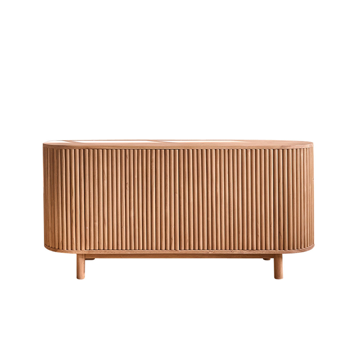 COLINE - Buffet aus massivem Teakholz 160 cm