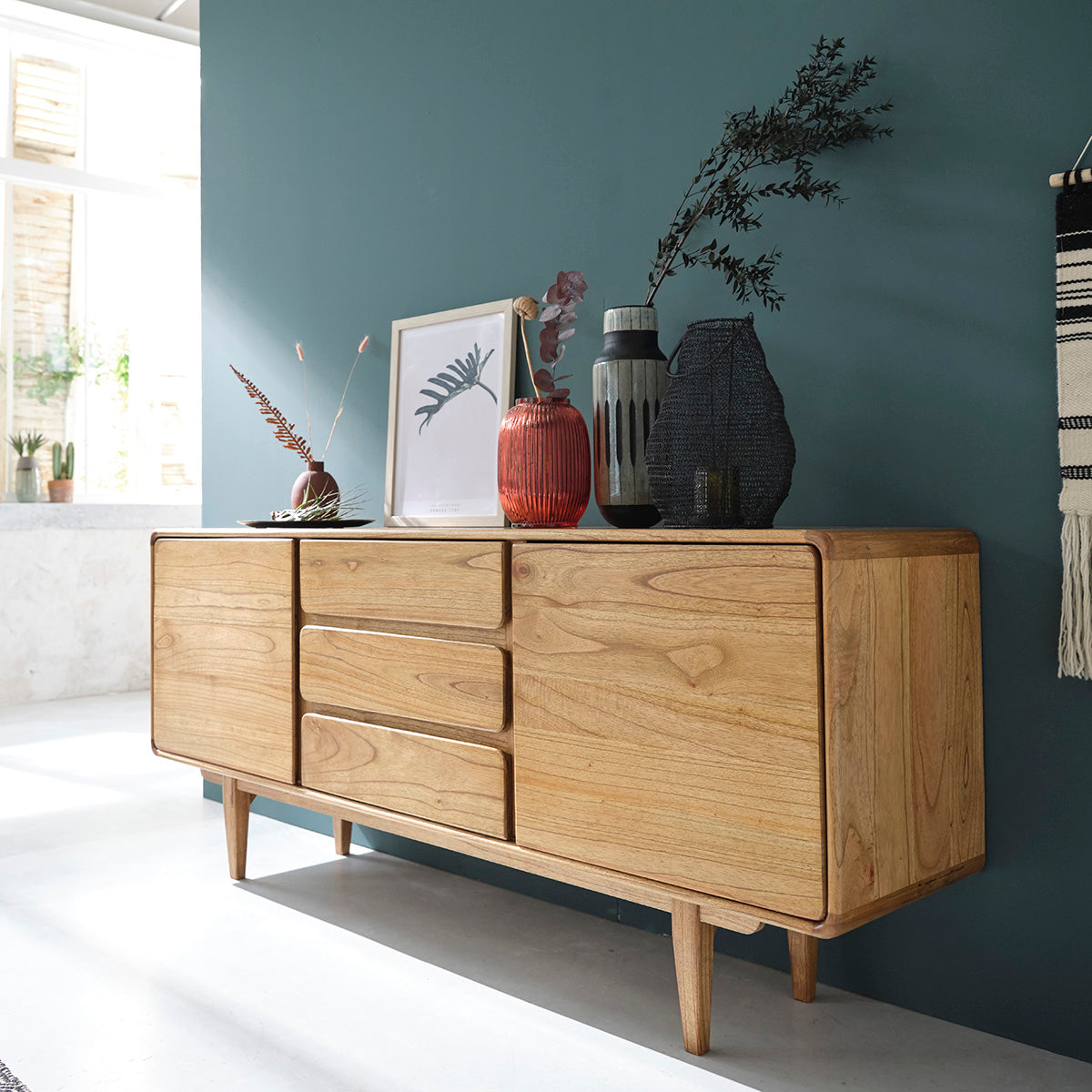 LISON - Buffet aus Vintage-Mindyholz 180 cm
