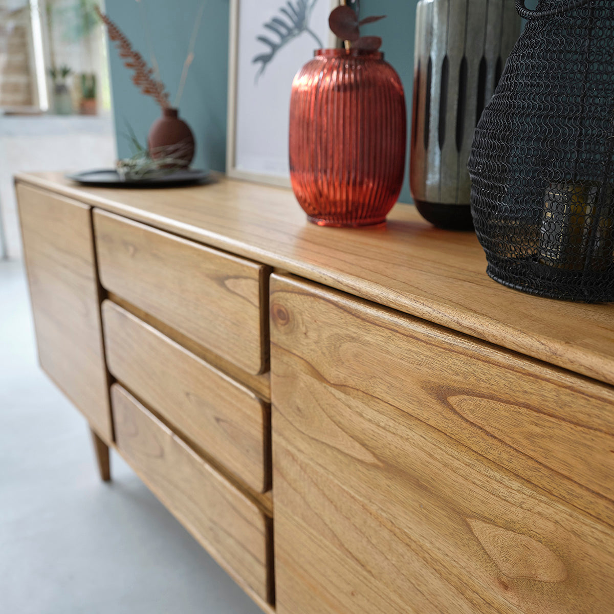 LISON - Buffet aus Vintage-Mindyholz 180 cm