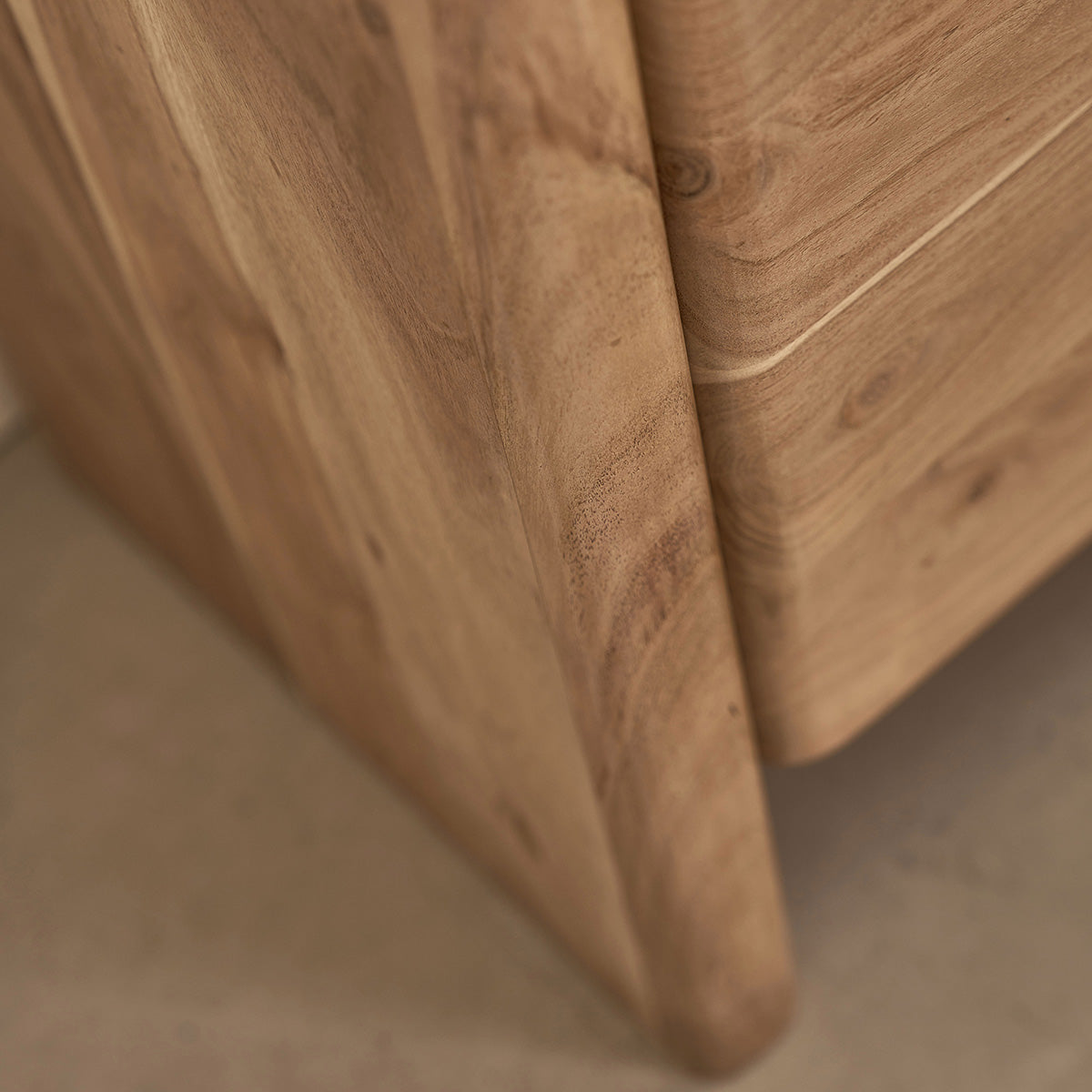 CALI - Sideboard aus massiver Akazie, 80 cm