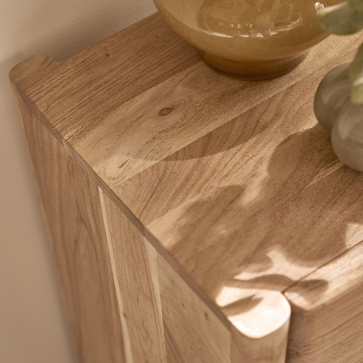 CALI - Sideboard aus massiver Akazie, 80 cm