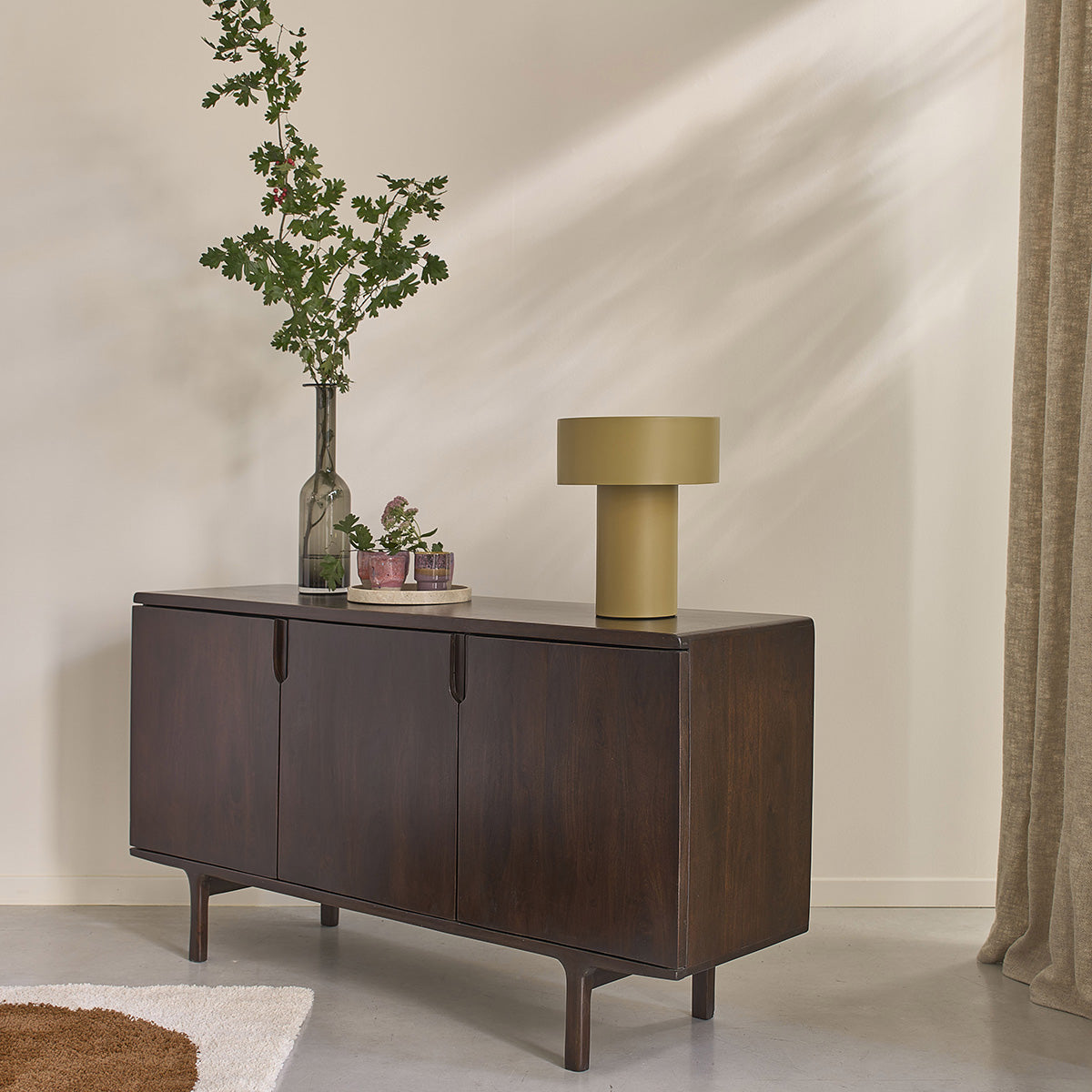 LAZARE - Sideboard aus massivem Mangoholz, 150 cm