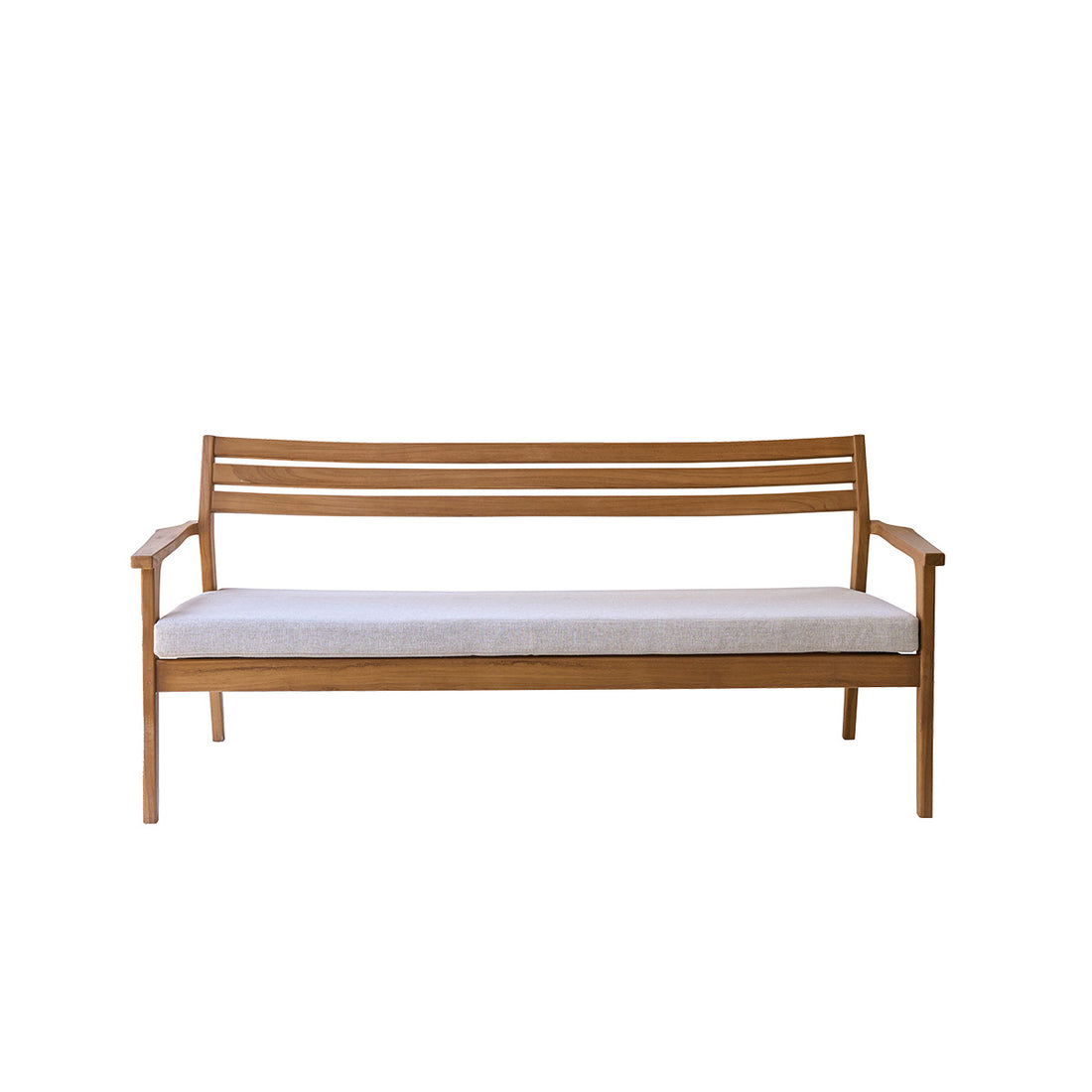 BARI - Gartensofa aus massivem Teakholz 175 cm 