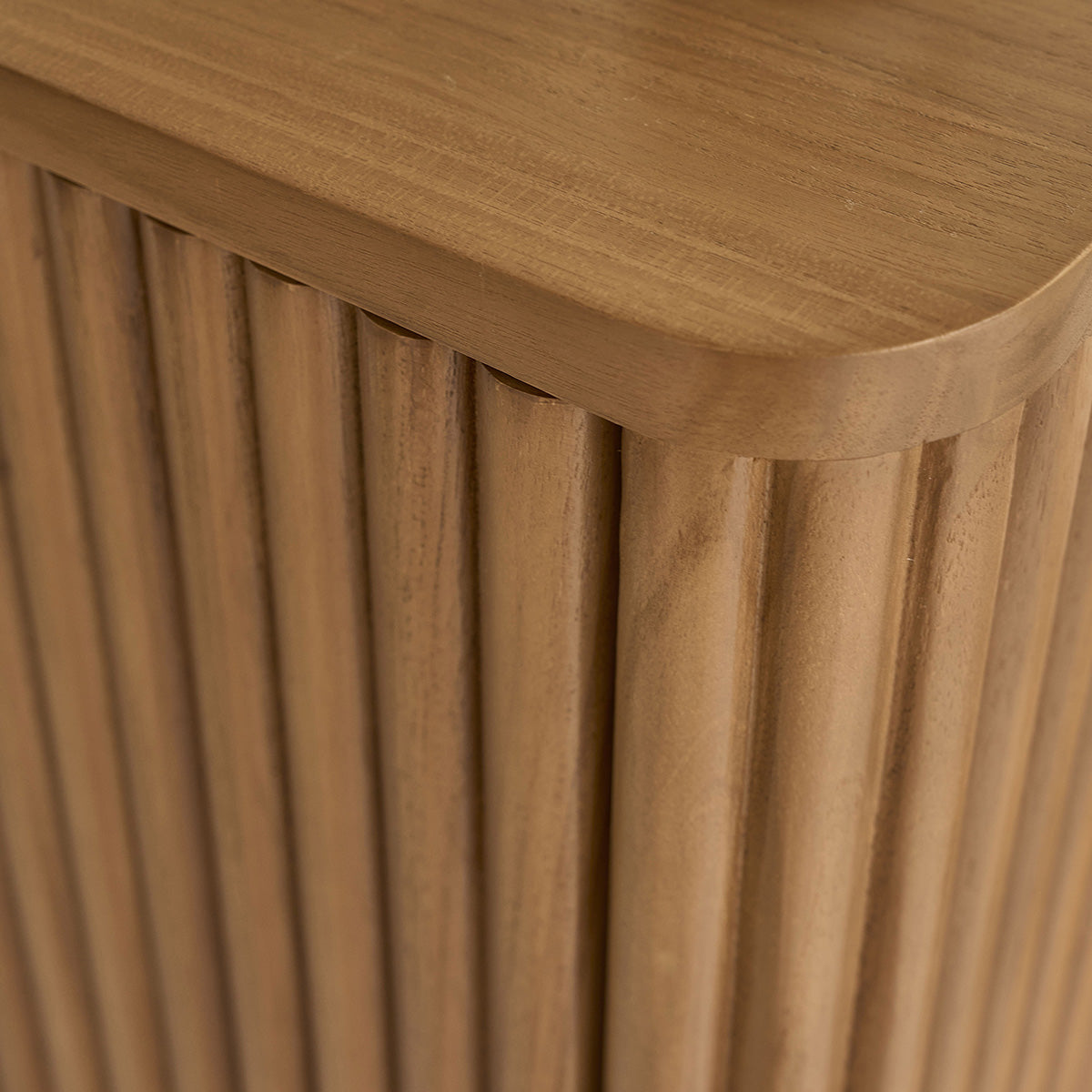 COLINE - Badezimmerschrank mit Füßen aus massivem Teakholz, 120 cm