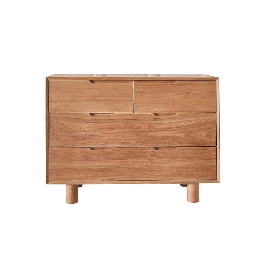 GUSTAVE - Kommode aus massivem Teakholz 110 cm