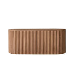 Hängende Badezimmermöbel aus massivem Teakholz 140 cm 