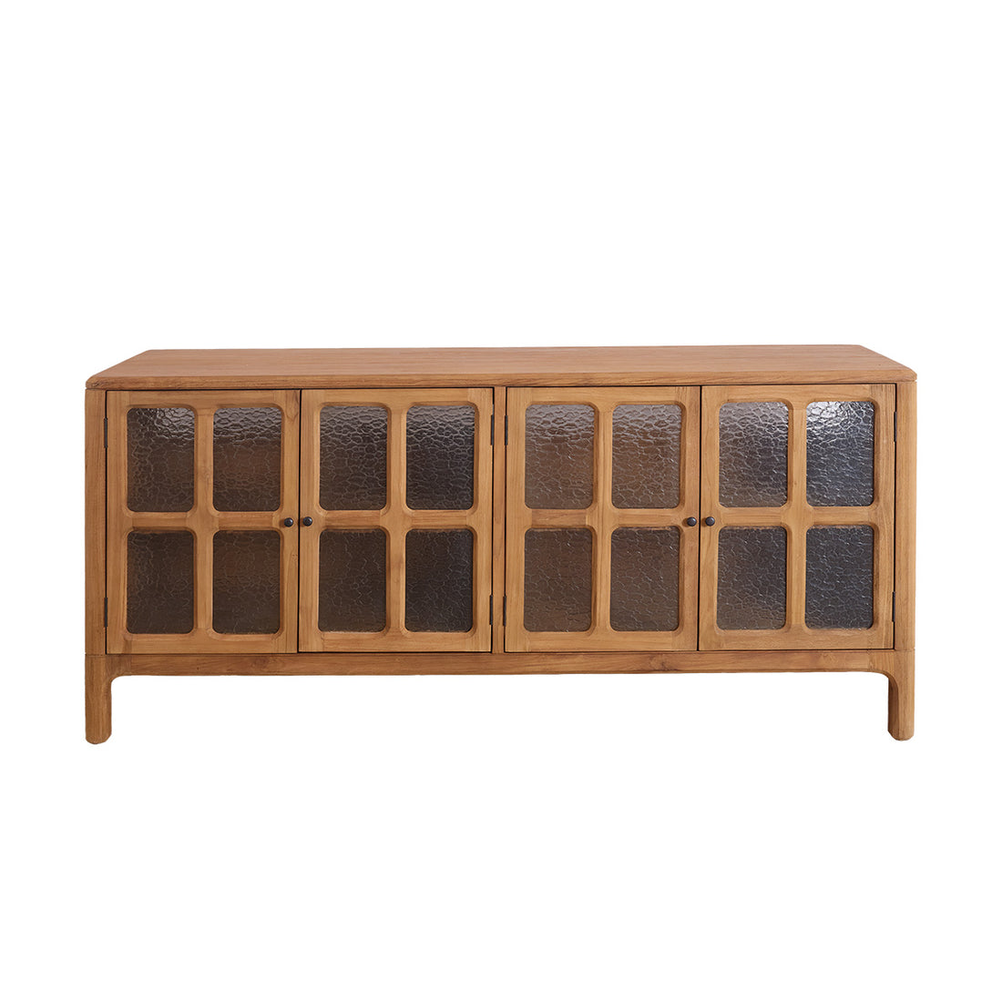 VELDE - Waschtischunterschrank aus recyceltem Teakholz, 180 cm
