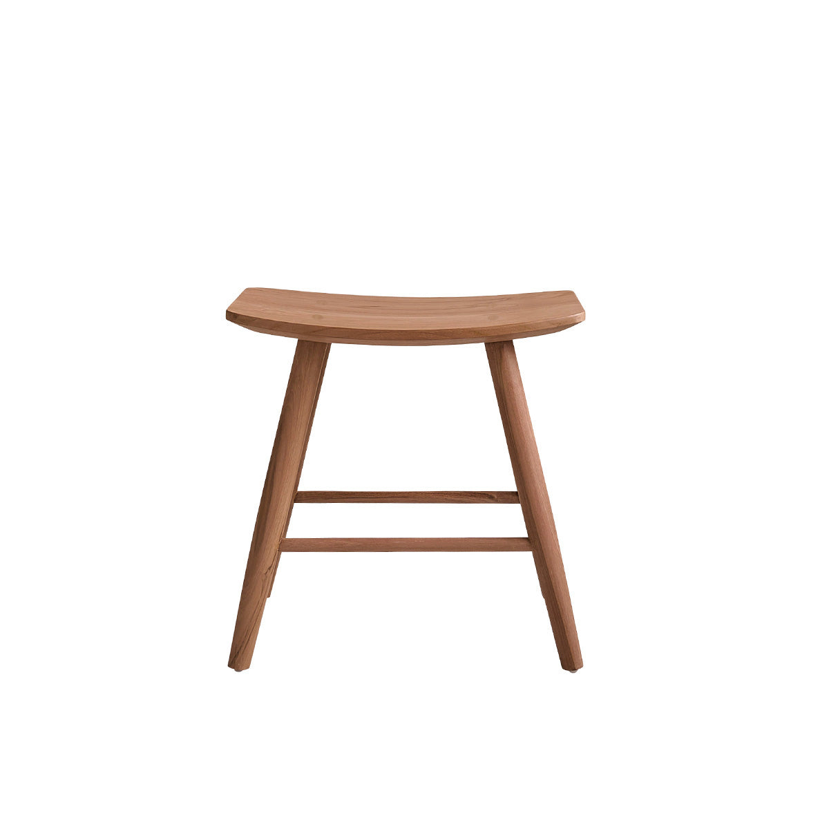 AMBRE - Barhocker aus massivem Teakholz 45 cm