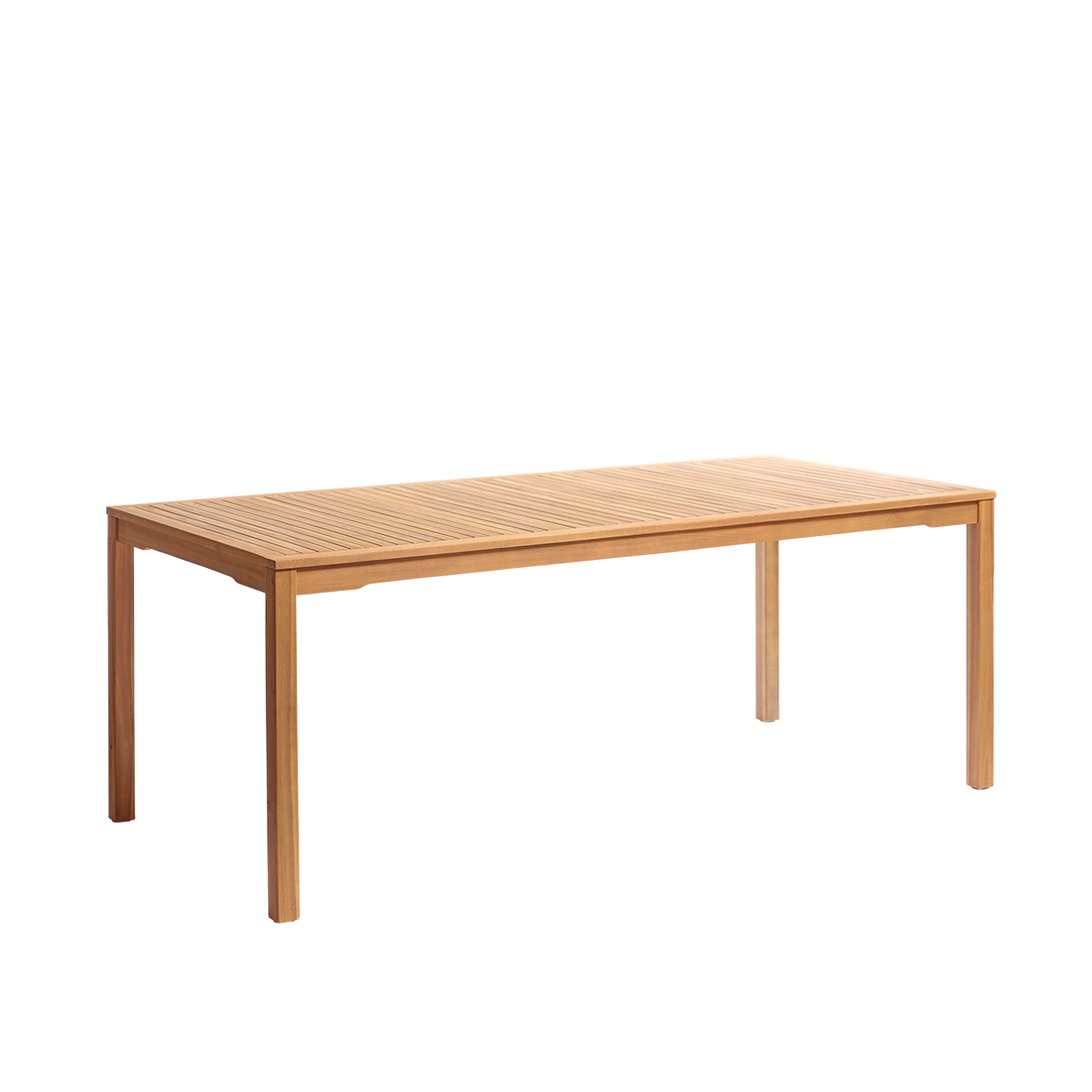 MILOS - Gartentisch aus massivem, geöltem Akazienholz, 200 cm