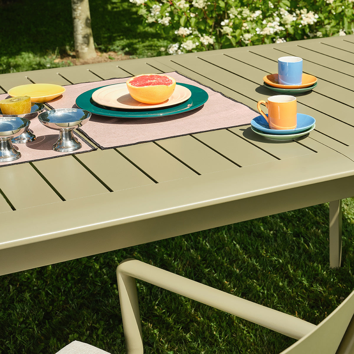 SARO - Ausziehbarer Gartentisch aus Aluminium