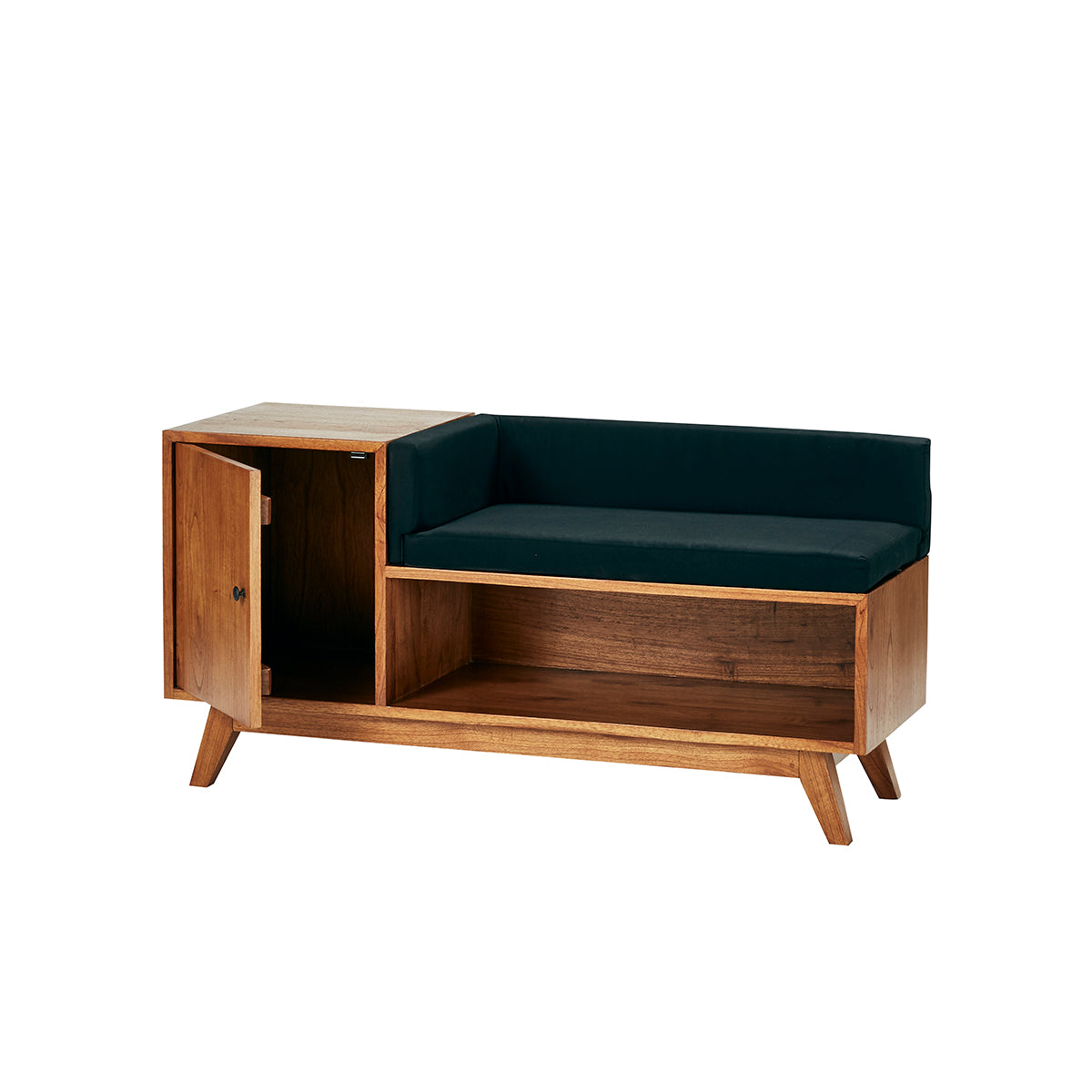 CELESTE - Eingangsbank aus Mindi-Holz 120 cm