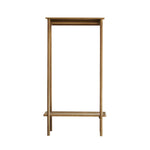 Kleiderständer aus massivem Teakholz 85 cm