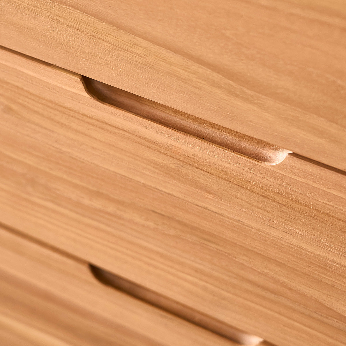 GUSTAVE - Badezimmermöbel aus massivem Teakholz 80 cm