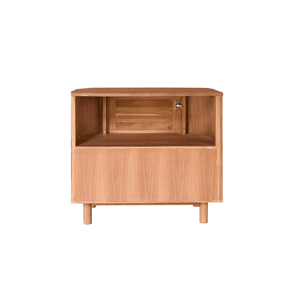 COLINE - Waschtischunterschrank aus massivem Teakholz 90 cm