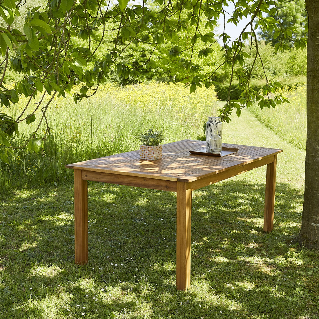 HANOÏ - Ausziehbarer Gartentisch aus FSC-Akazienholz 8 bis 10 Sitze