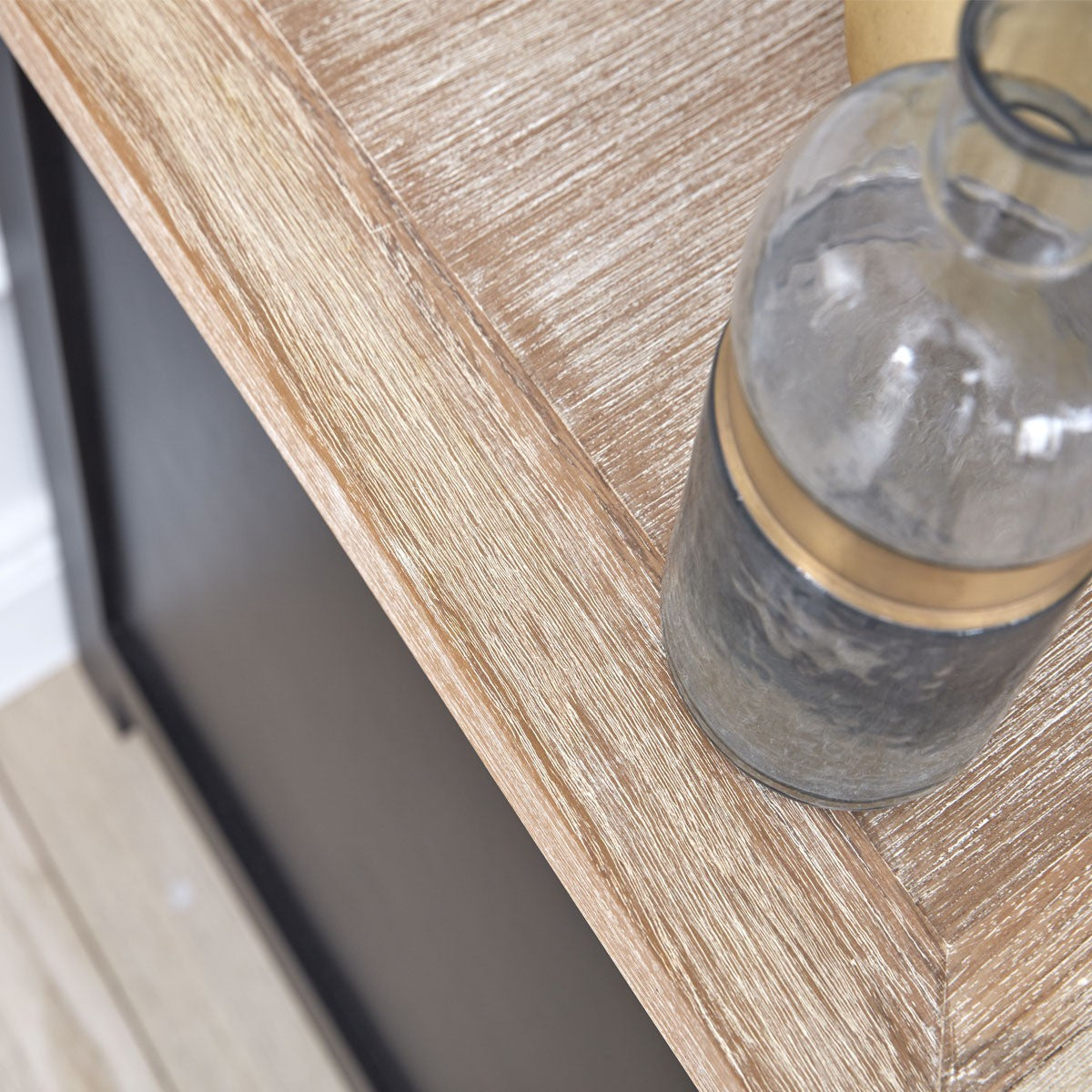 LONDRES - TV-Möbel aus Mahagoni und massivem Teakholz 180 cm