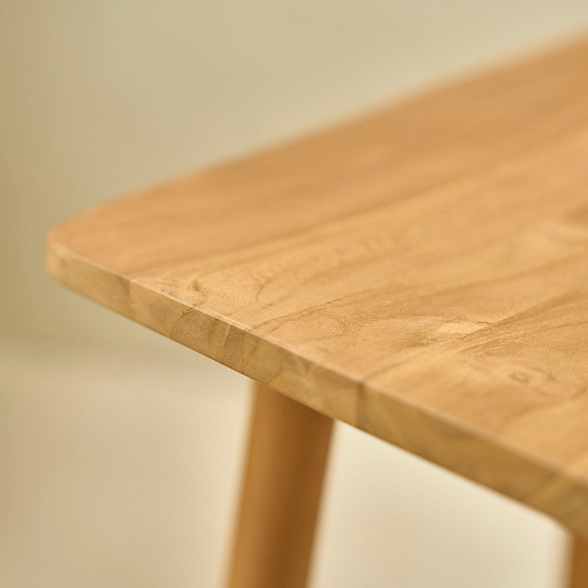 AMBRE - Hocker aus massivem Teakholz 75 cm