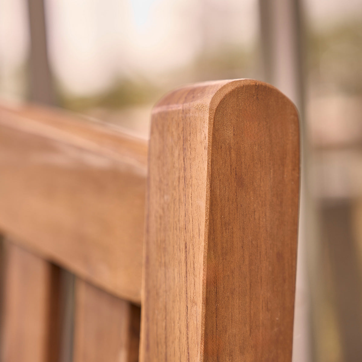 BALI - Banc de jardin en teck huilé massif 120 cm