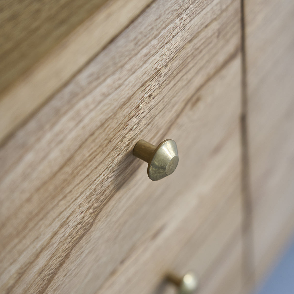 FIFTIES - Meuble sous vasque en mindi massif 100 cm