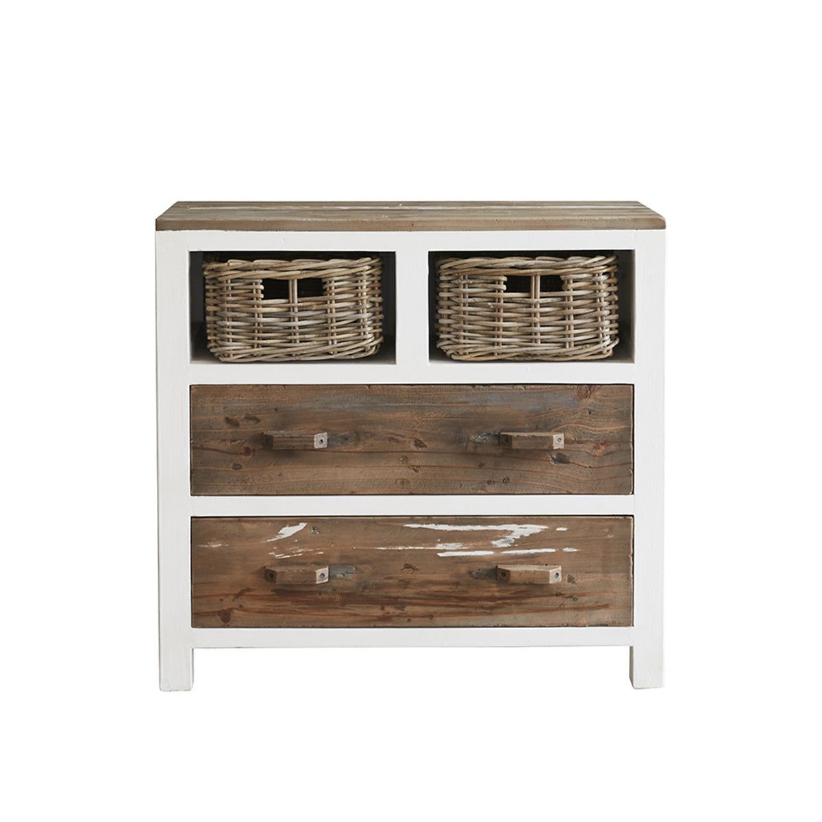 HONFLEUR - Kommode aus recyceltem Massivholz 80 cm