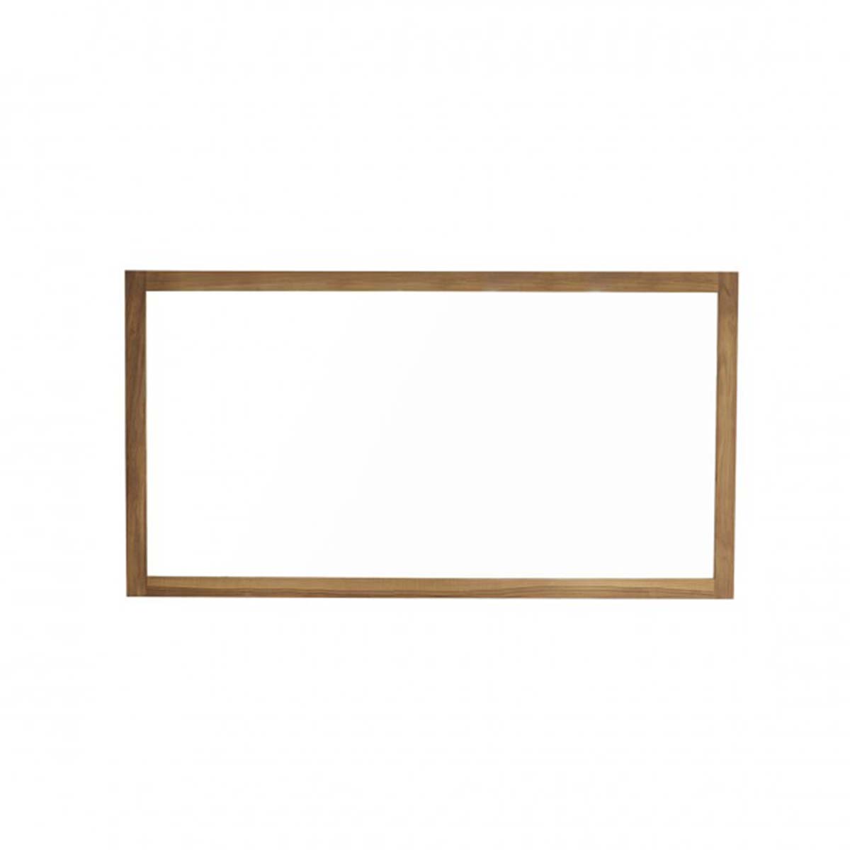 Spiegel aus massivem Teakholz rechteckig 150x80 cm