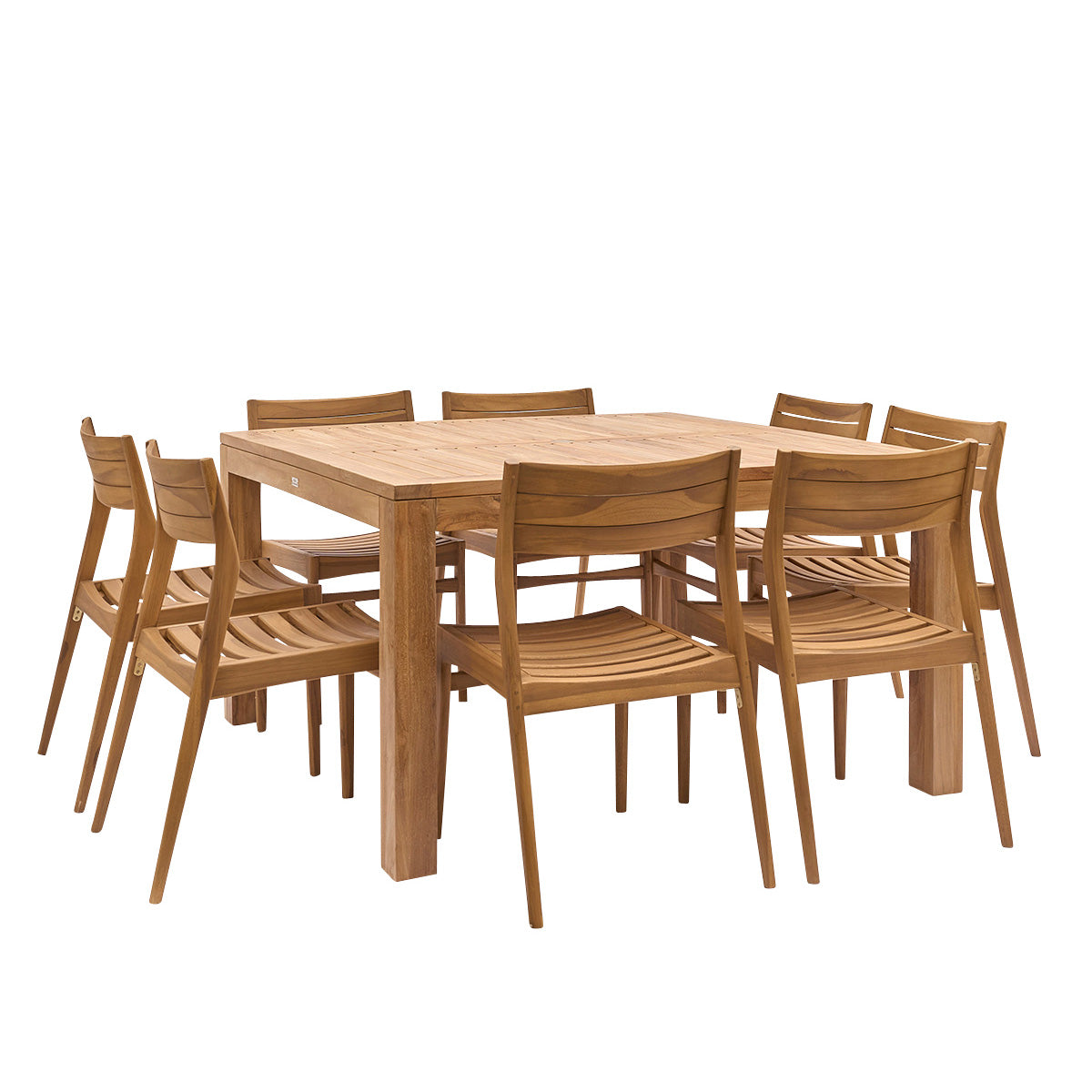 MALTE - Gartenmöbel aus massivem Teakholz 8 pers.