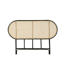 Kopfteil aus Rohrgeflecht und Rattan 160 cm