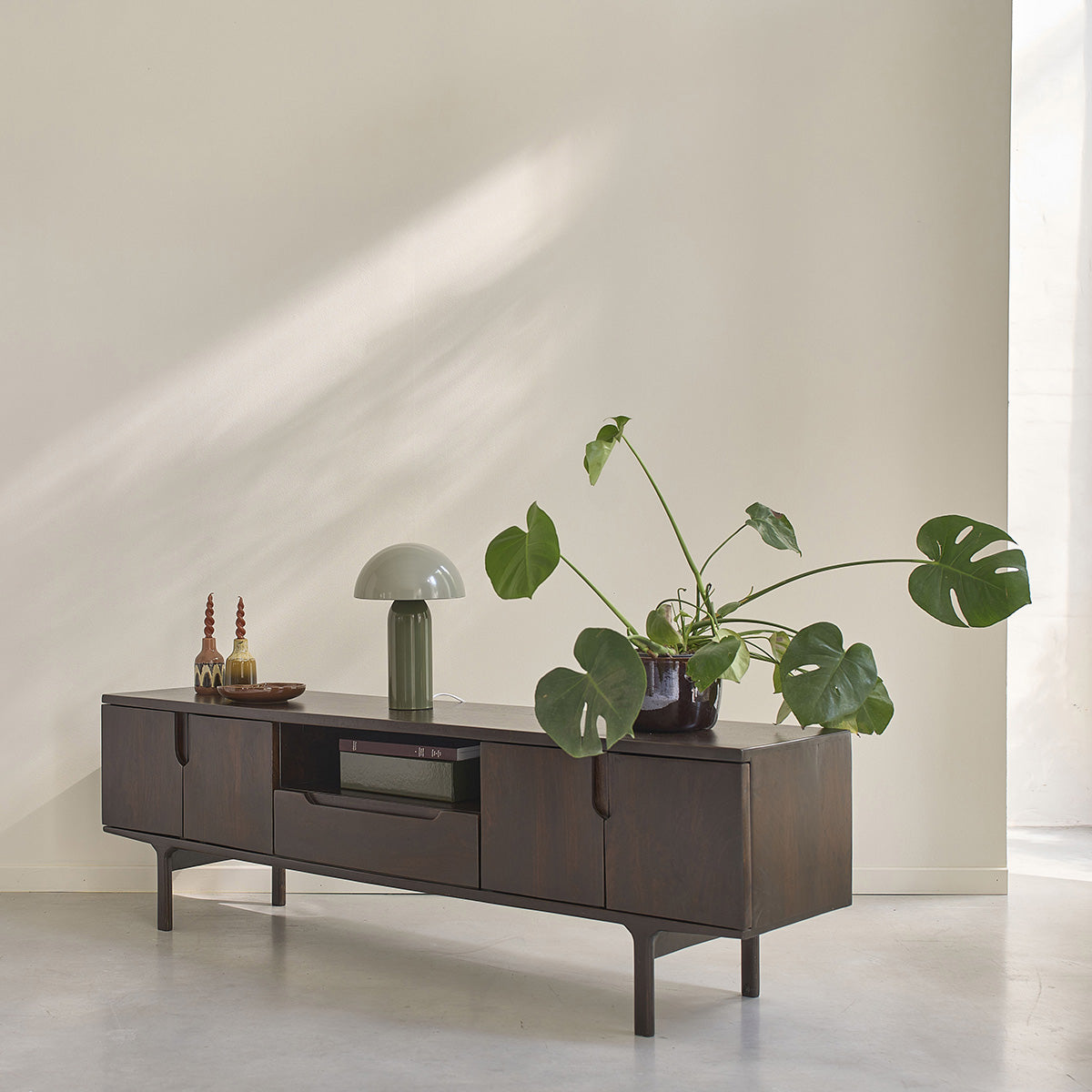 LAZARE - TV-Möbel aus massivem Mangoholz, 180 cm