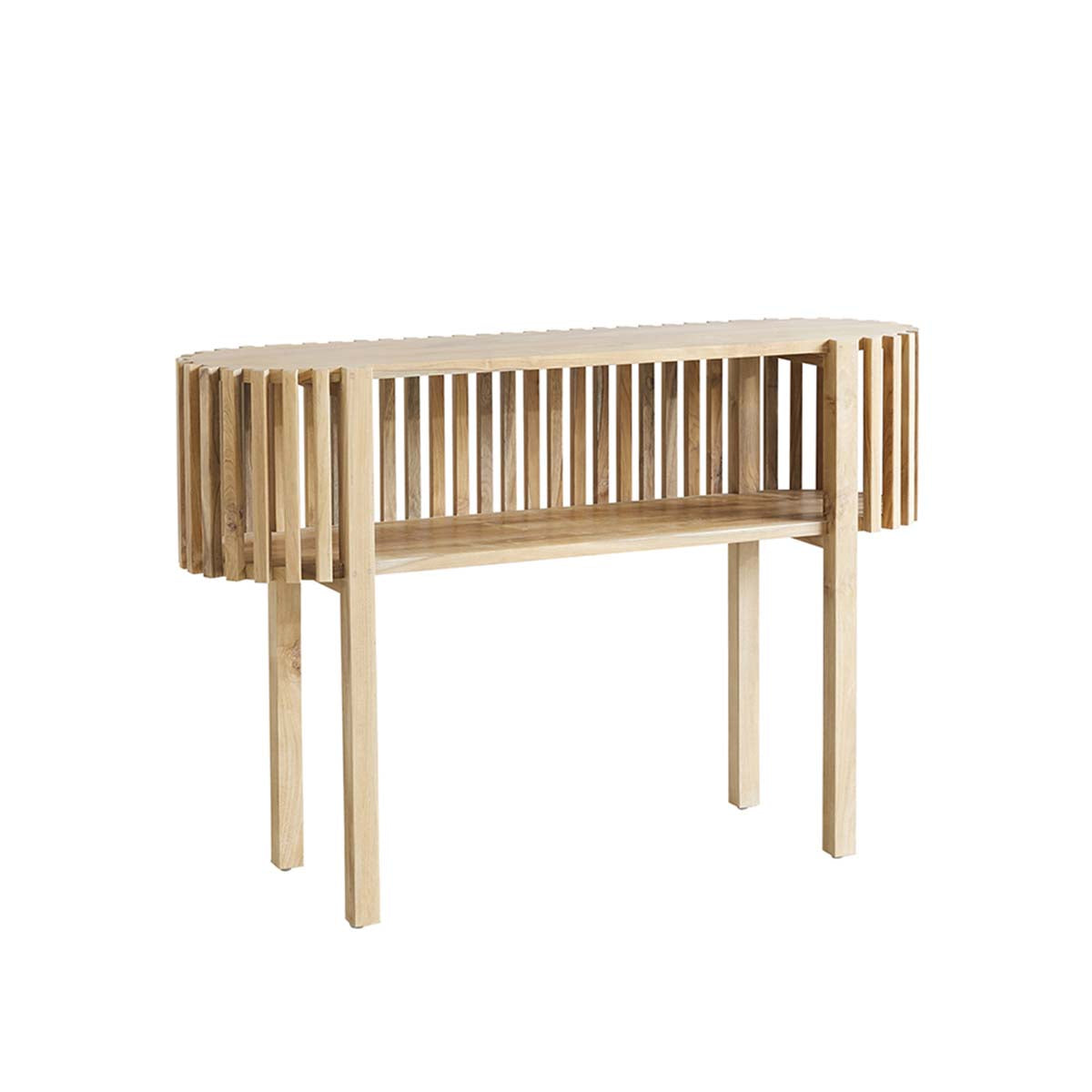 VICTORIA - Konsole aus massivem Teakholz 120 cm 