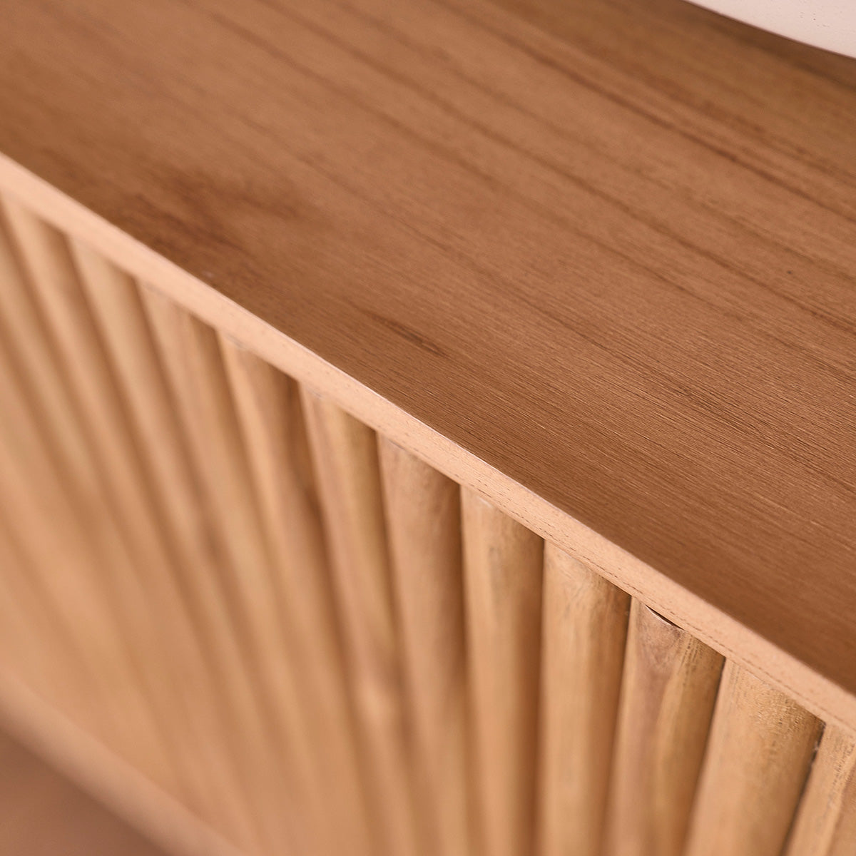 COLINE - Waschtischunterschrank aus massivem Teakholz 90 cm