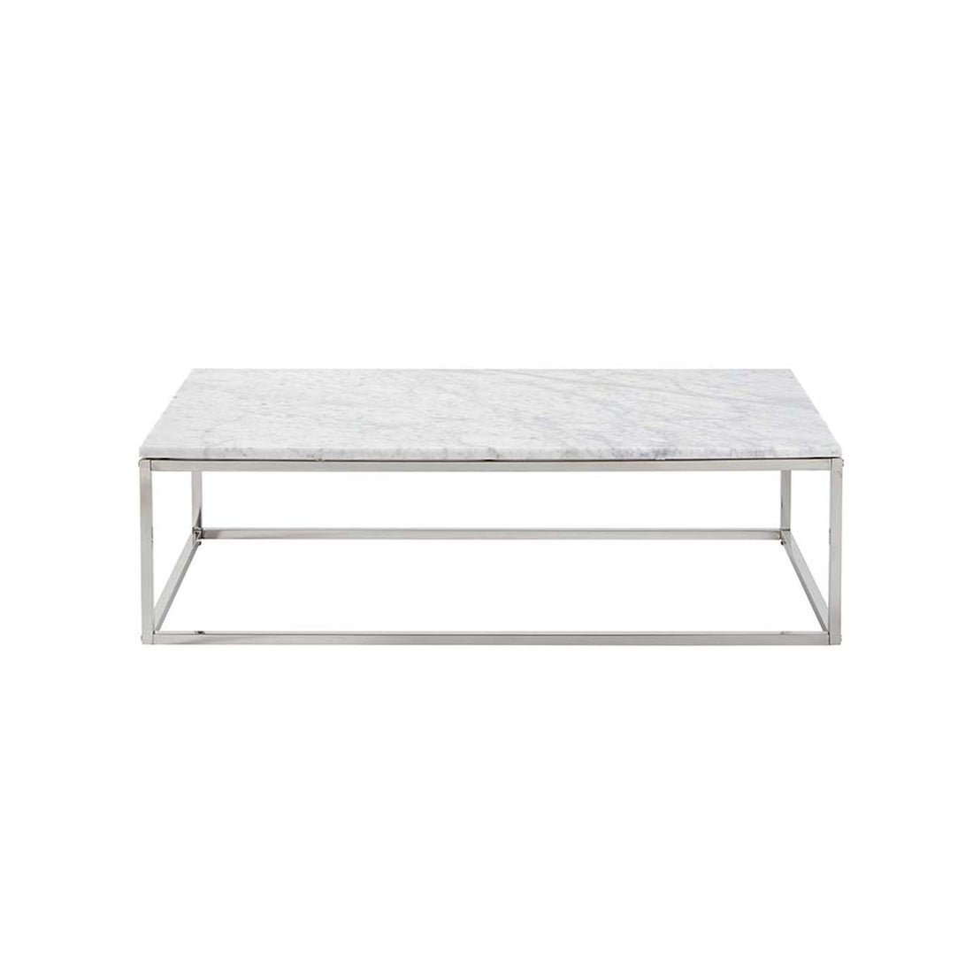 Couchtisch aus Marmor und Metall 120 cm