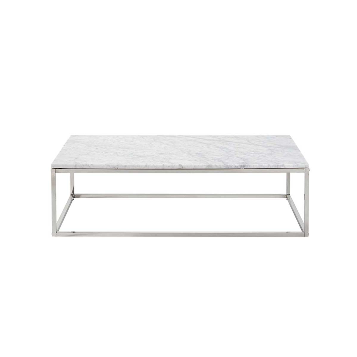 Couchtisch aus Marmor und Metall 120 cm