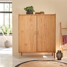 Schrank aus massivem Mindi 180 cm