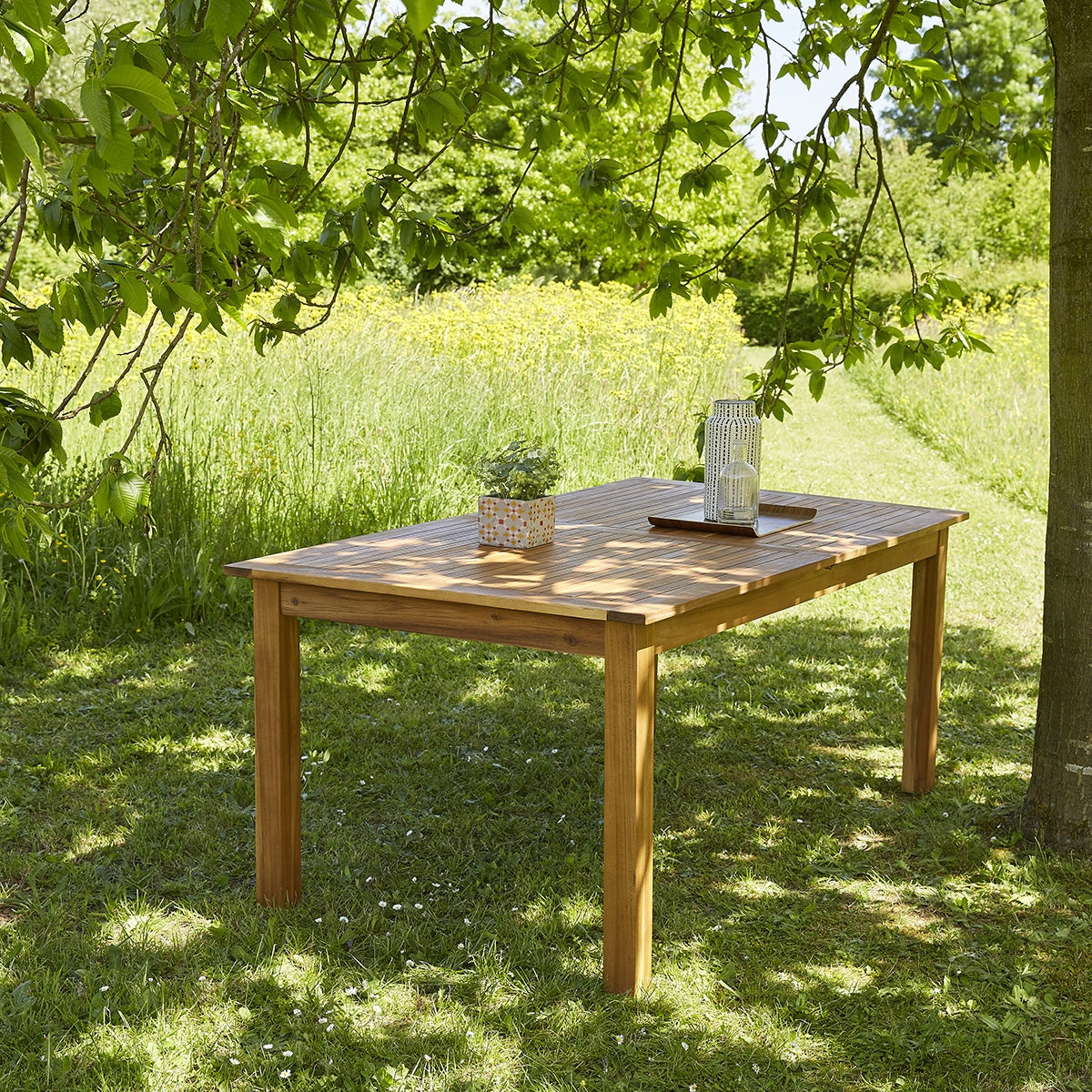 HANOÏ - Gartenlounge aus massiver Akazie 8/10 Sitze