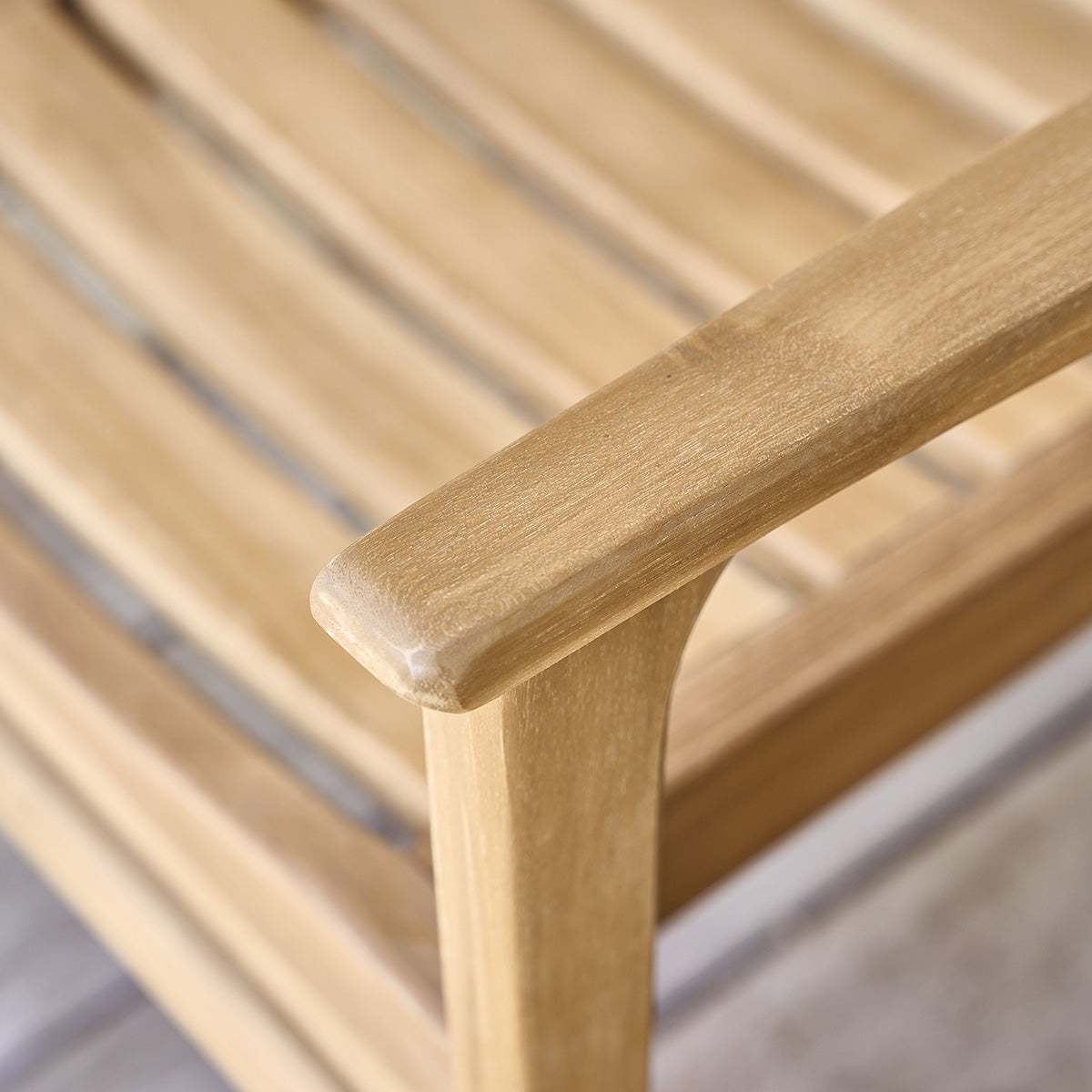 APRIL - Fauteuil de jardin en teck massif (lot de 2)