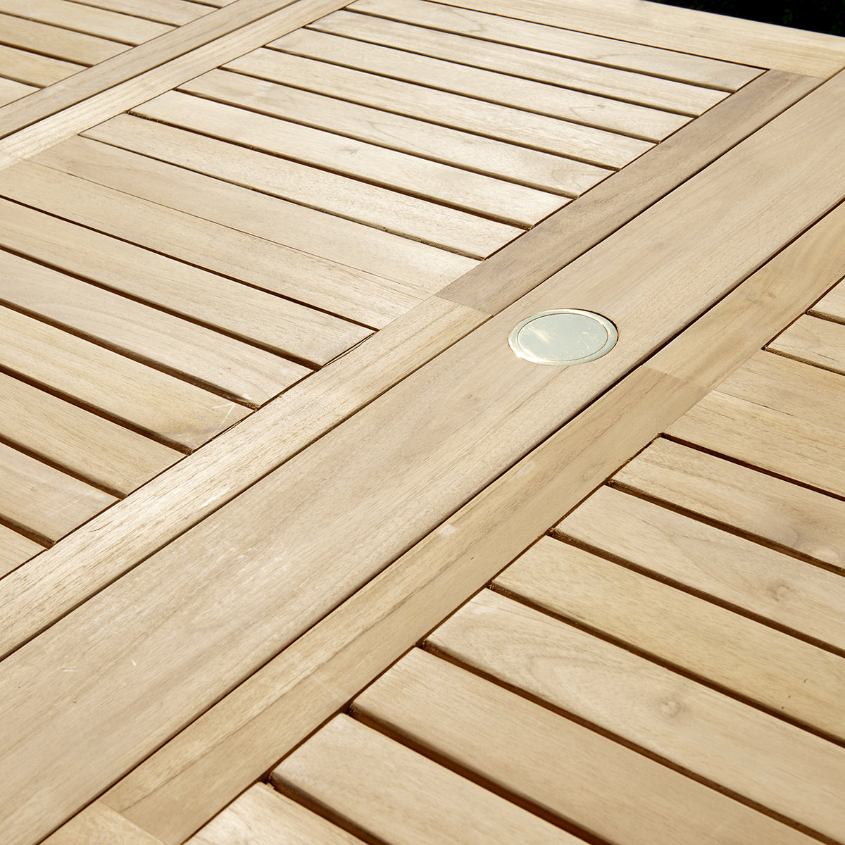 MIDLAND - Ausziehbarer Gartentisch aus Teakholz für 10/12 Pers.