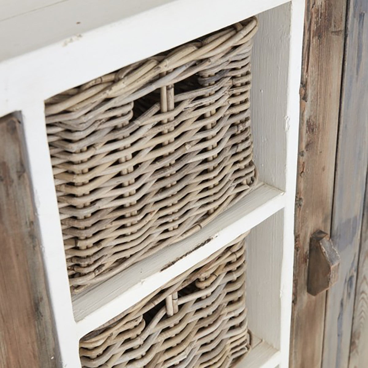 HONFLEUR - Vaisselier en bois recyclé massif 140 cm