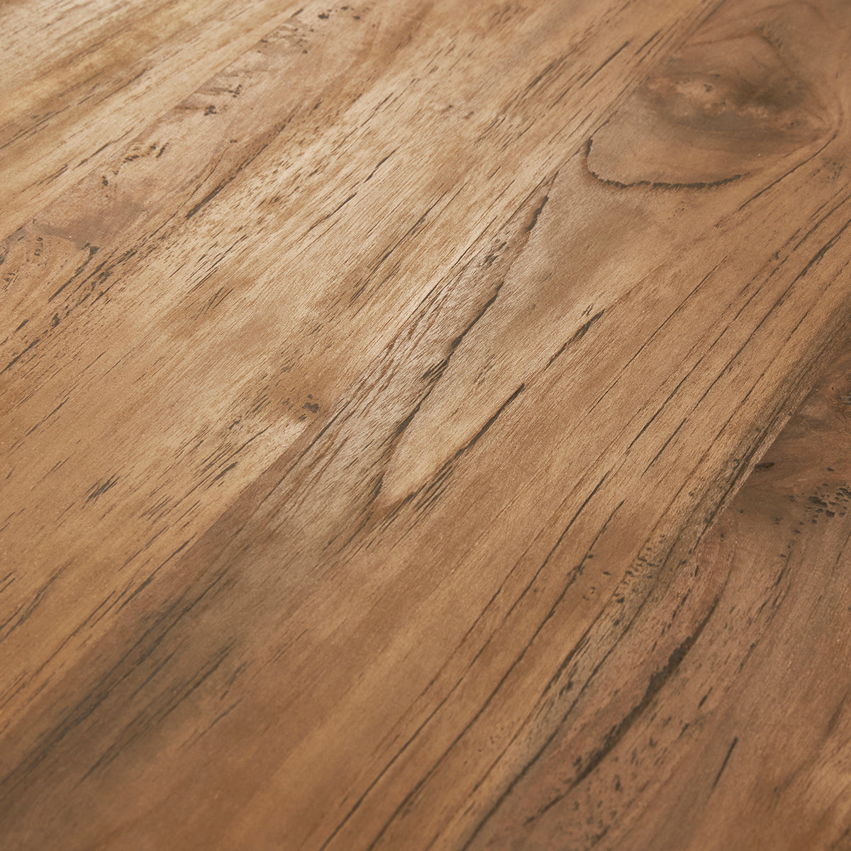 CARGO - Couchtisch aus recyceltem massivem Teakholz Ø 100 cm