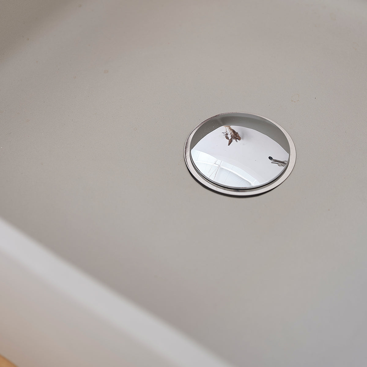 PURE - Betonbecken grau quadratisch 37 cm