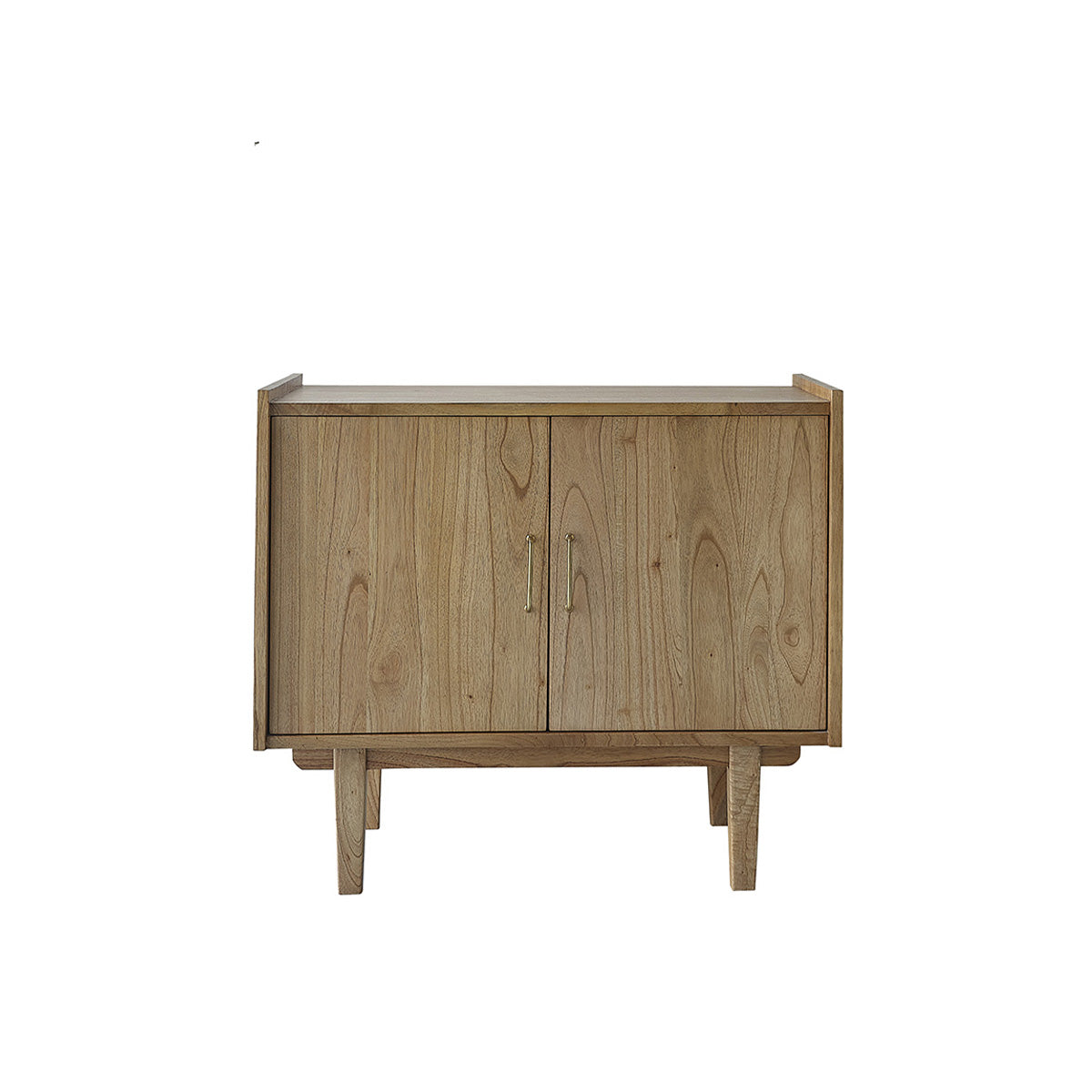 FIFTIES - Meuble sous vasque en mindi massif 90 cm