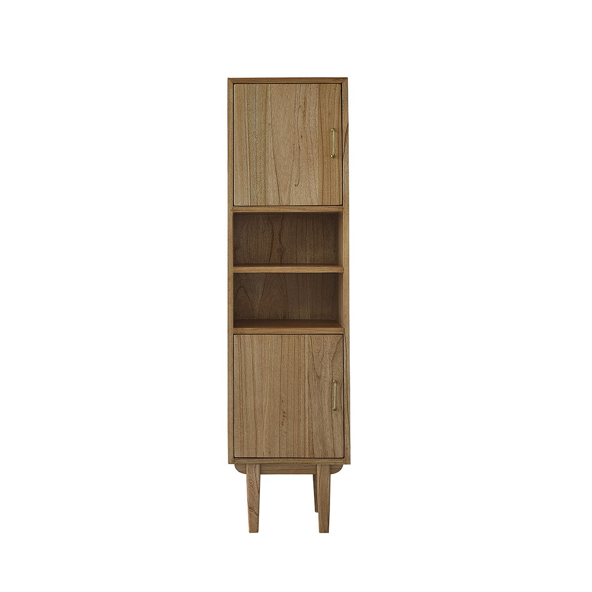 FIFTIES - Badezimmersäule aus massivem Mindi 150 cm