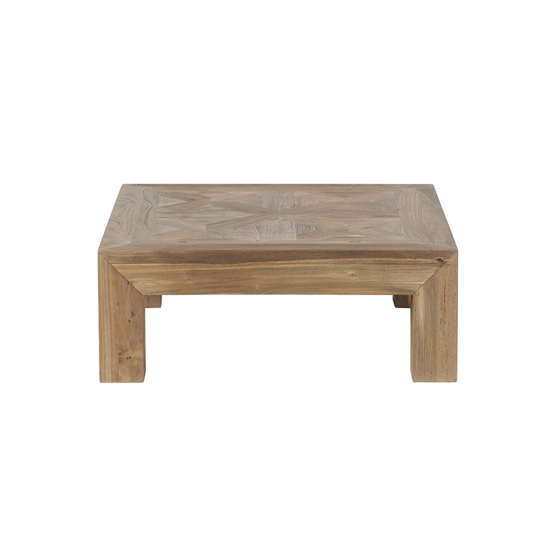 CARGO - Couchtisch aus recyceltem massivem Teakholz 100 cm